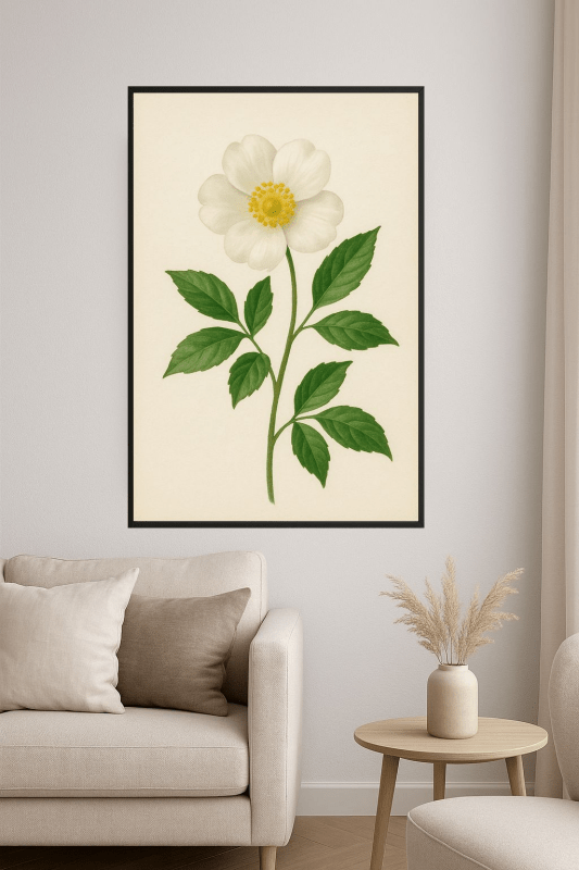 Elegancki Biały Kwiat - CasaNookDecor