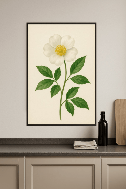 Elegancki Biały Kwiat - CasaNookDecor
