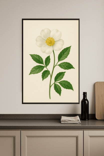 Elegancki Biały Kwiat - CasaNookDecor