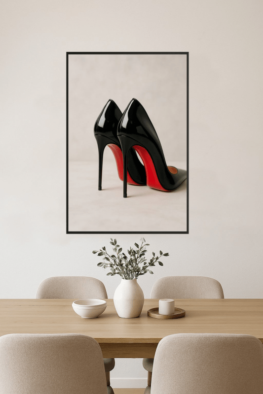 Elegancki Czarny Wysoki - CasaNookDecor
