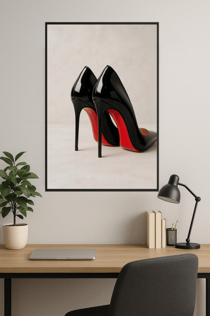 Elegancki Czarny Wysoki - CasaNookDecor