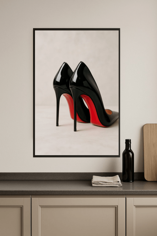 Elegancki Czarny Wysoki - CasaNookDecor