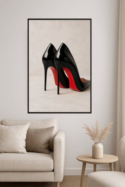 Elegancki Czarny Wysoki - CasaNookDecor