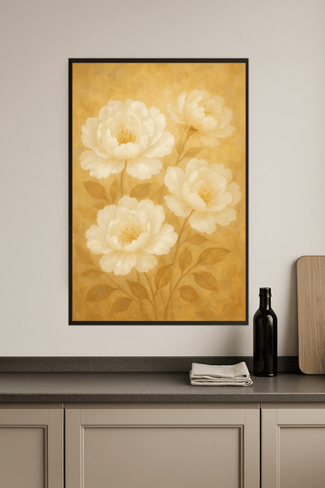 Elegancki Druk Sztuki Kwiatowej - CasaNookDecor – plakat do druku