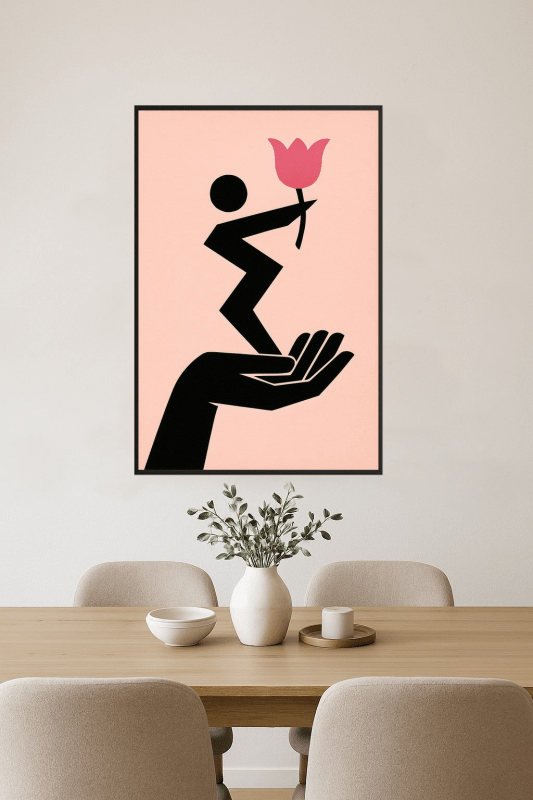 Elegancki Stojak na Kwiaty Artystyczny - CasaNookDecor