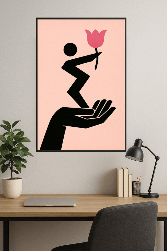 Elegancki Stojak na Kwiaty Artystyczny - CasaNookDecor