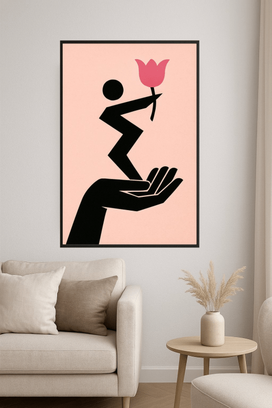 Elegancki Stojak na Kwiaty Artystyczny - CasaNookDecor