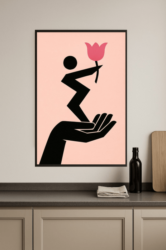 Elegancki Stojak na Kwiaty Artystyczny - CasaNookDecor