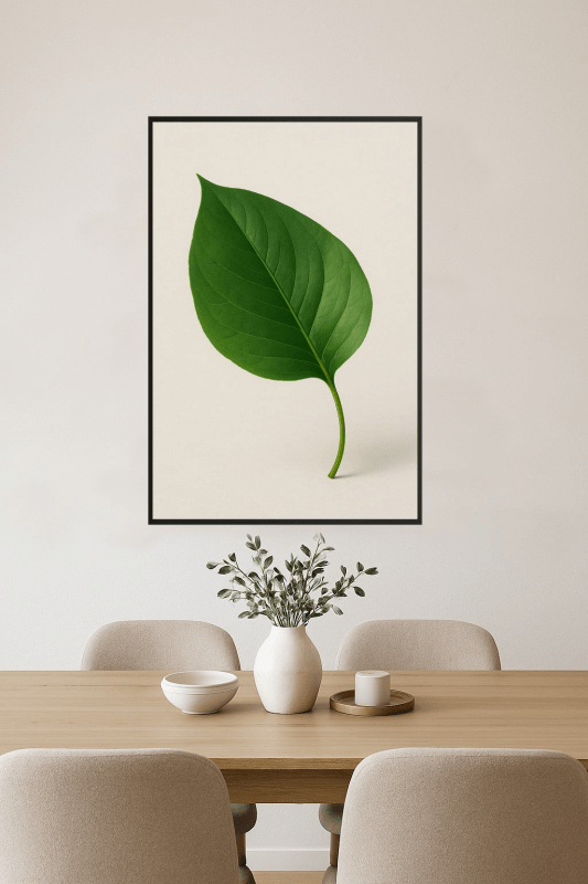 Elegancki Wzór Zielonych Liści - CasaNookDecor