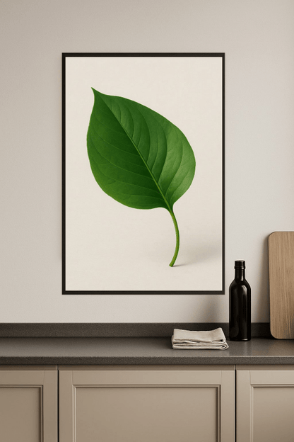 Elegancki Wzór Zielonych Liści - CasaNookDecor