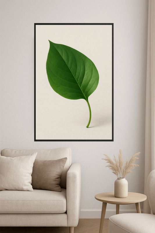 Elegancki Wzór Zielonych Liści - CasaNookDecor