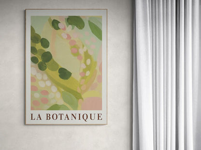 La Botanique – Abstrakcyjny Plakat Roślinny w Pastelowych Kolorach (B2)