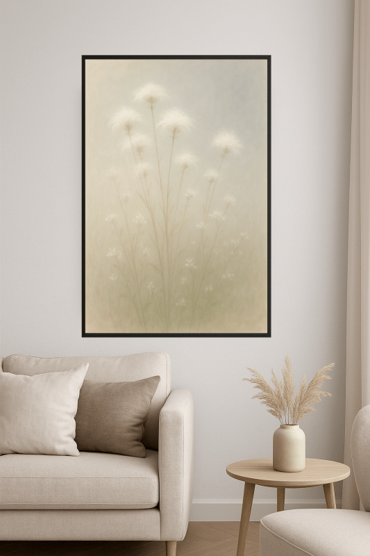 Eteryczny Druk Sztuki Kwiatów Polnych - CasaNookDecor