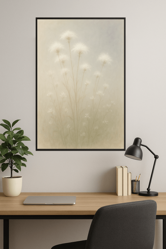 Eteryczny Druk Sztuki Kwiatów Polnych - CasaNookDecor