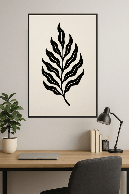 Fala Czarnego Liścia - Druk Sztuki - CasaNookDecor