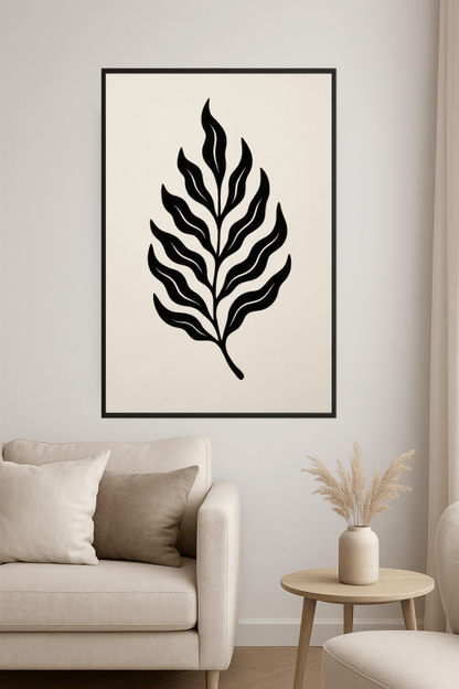 Fala Czarnego Liścia - Druk Sztuki - CasaNookDecor