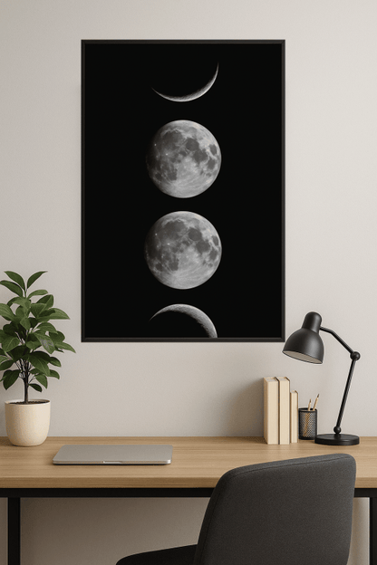 Fazy Księżyca - Druk Sztuki - CasaNookDecor