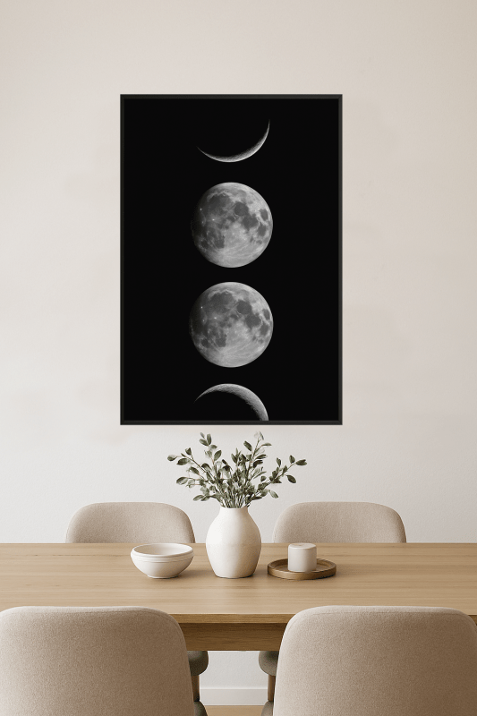 Fazy Księżyca - Druk Sztuki - CasaNookDecor