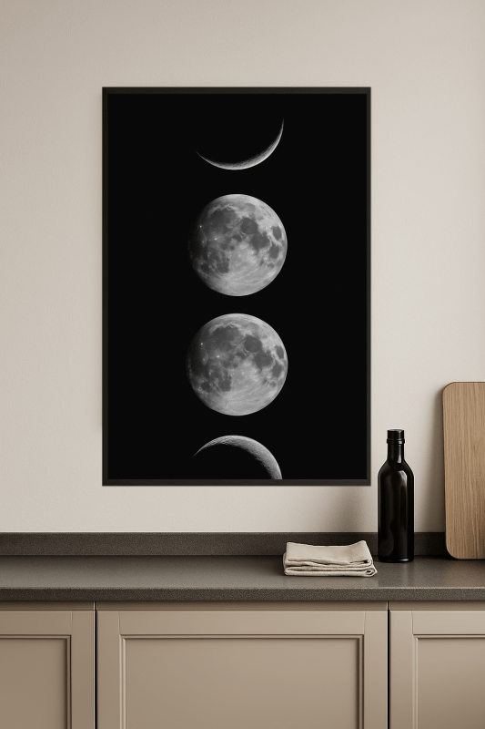 Fazy Księżyca - Druk Sztuki - CasaNookDecor