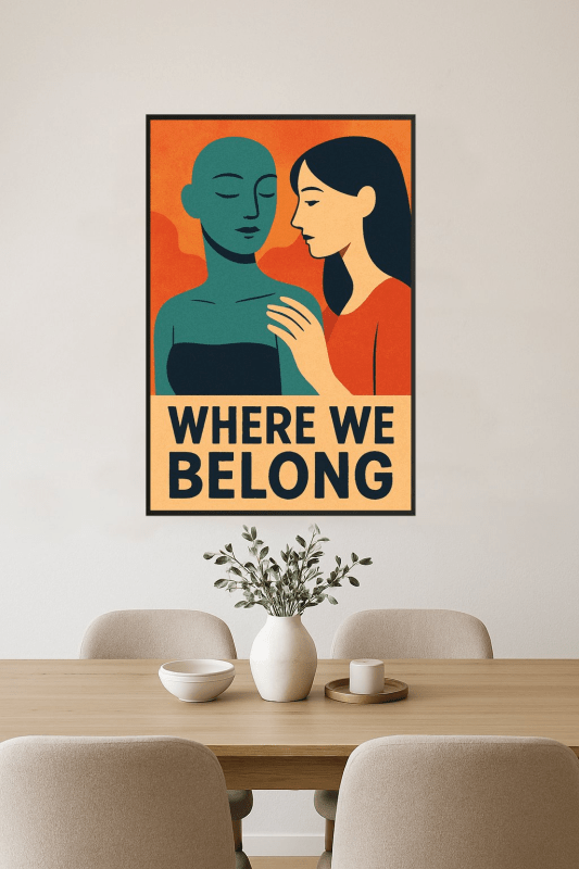 Gdzie Należymy - Druk Sztuki - CasaNookDecor