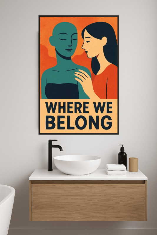 Gdzie Należymy - Druk Sztuki - CasaNookDecor