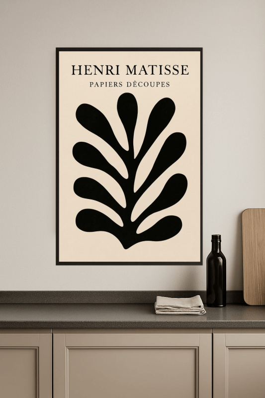Henri Matisse Papiers Découpés Plakat Artystyczny - CasaNookDecor