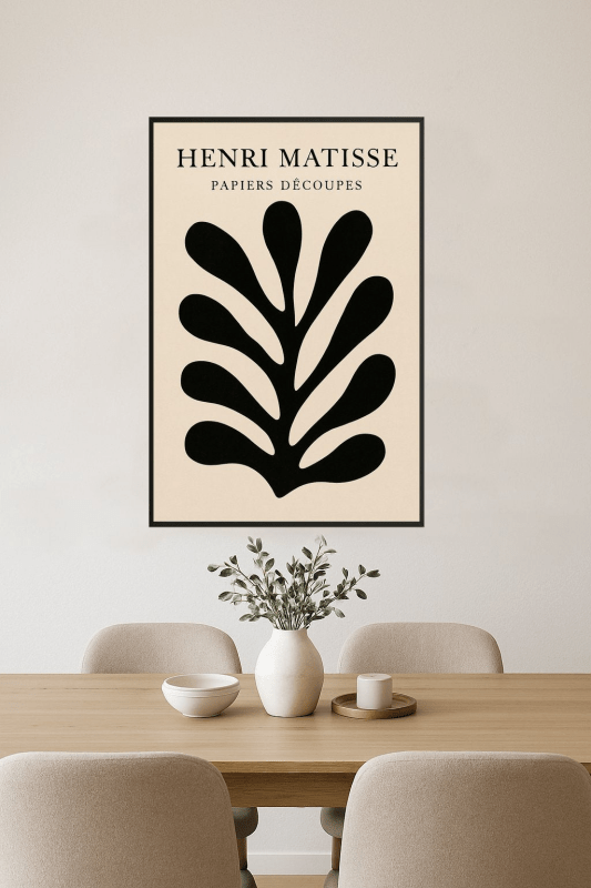 Henri Matisse Papiers Découpés Plakat Artystyczny - CasaNookDecor
