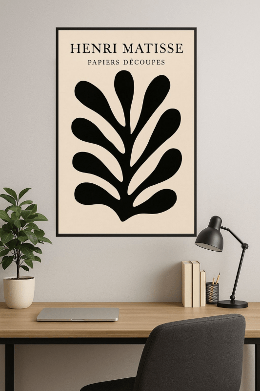 Henri Matisse Papiers Découpés Plakat Artystyczny - CasaNookDecor