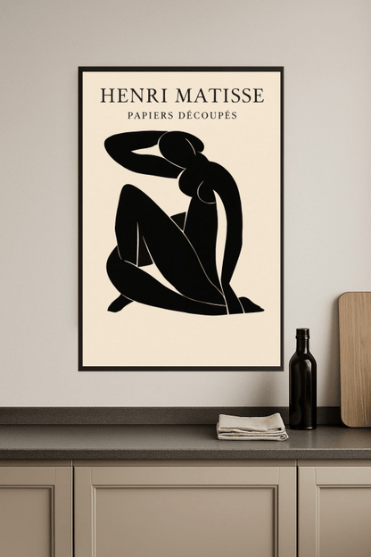 Henri Matisse Sztuka Silhouettek - CasaNookDecor