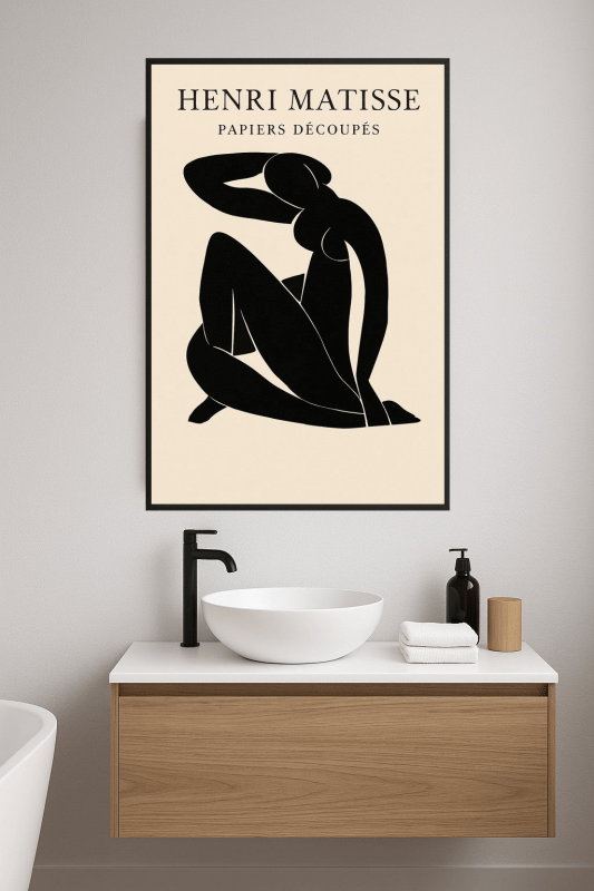 Henri Matisse Sztuka Silhouettek - CasaNookDecor