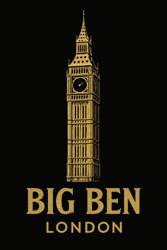 Ilustracja Big Bena - CasaNookDecor