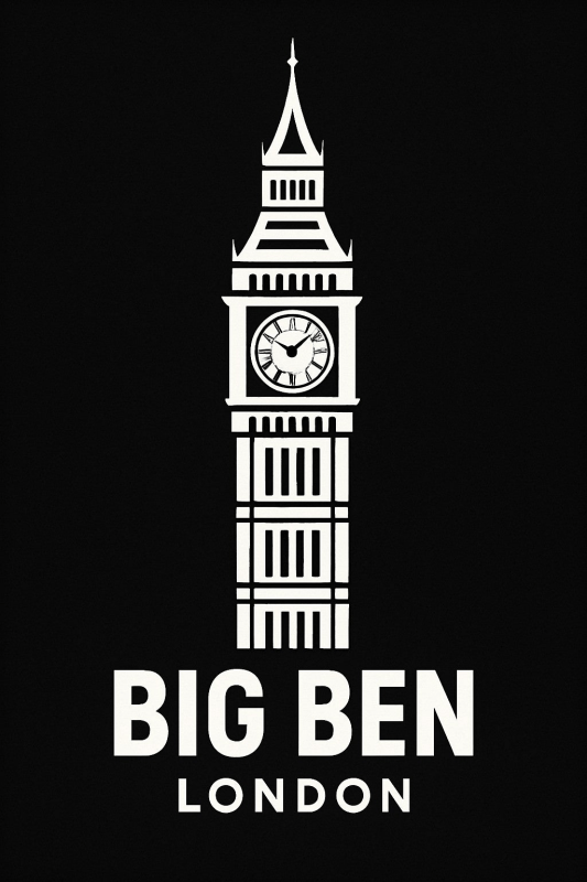 Ilustracja Big Bena - CasaNookDecor