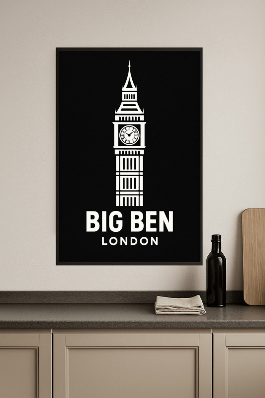 Ilustracja Big Bena - CasaNookDecor