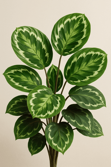 Ilustracja Calathea Roseopicta - CasaNookDecor