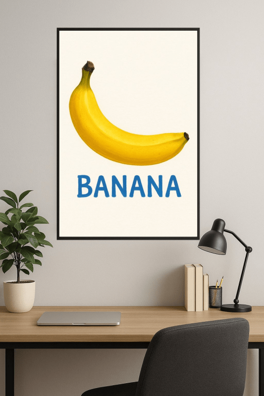 Ilustracja Dojrzałego Bananów - CasaNookDecor