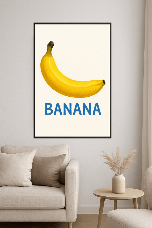 Ilustracja Dojrzałego Bananów - CasaNookDecor