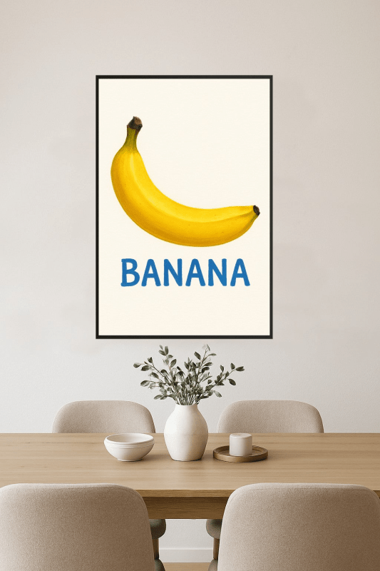 Ilustracja Dojrzałego Bananów - CasaNookDecor