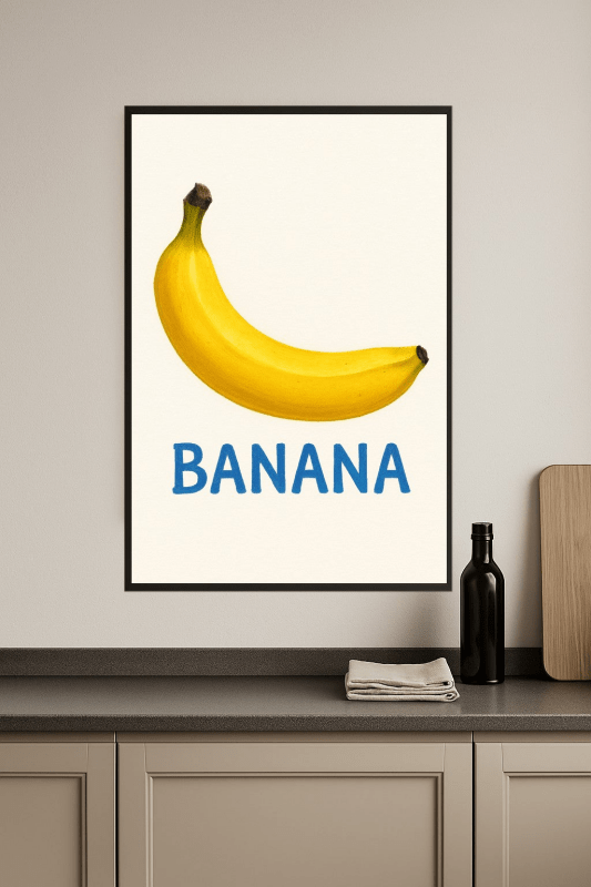 Ilustracja Dojrzałego Bananów - CasaNookDecor