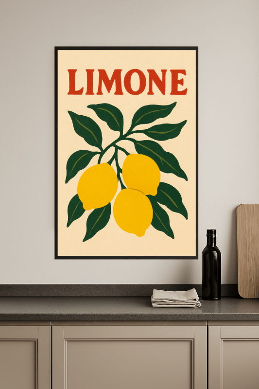 Ilustracja Gałęzi Cytryny - CasaNookDecor