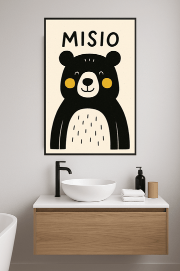 Ilustracja Misia Bear - CasaNookDecor