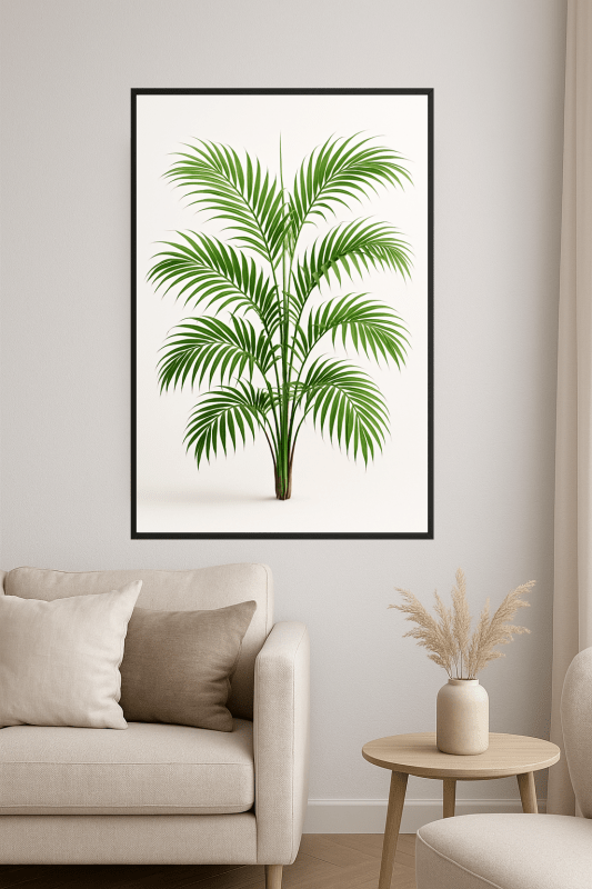 Ilustracja Palmy Areca - CasaNookDecor