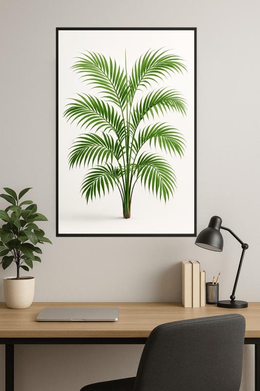 Ilustracja Palmy Areca - CasaNookDecor