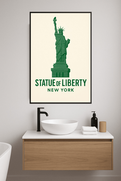 Ilustracja Statuy Wolności - CasaNookDecor