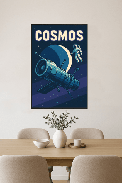 Ilustracja Teleskopu Kosmicznego Cosmos - CasaNookDecor