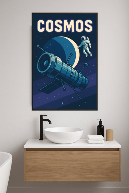 Ilustracja Teleskopu Kosmicznego Cosmos - CasaNookDecor