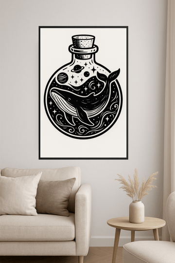 Ilustracja Włóczki W Butelce - CasaNookDecor