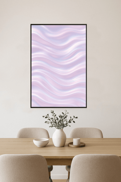 Irydescencyjna Grafika Fali - CasaNookDecor