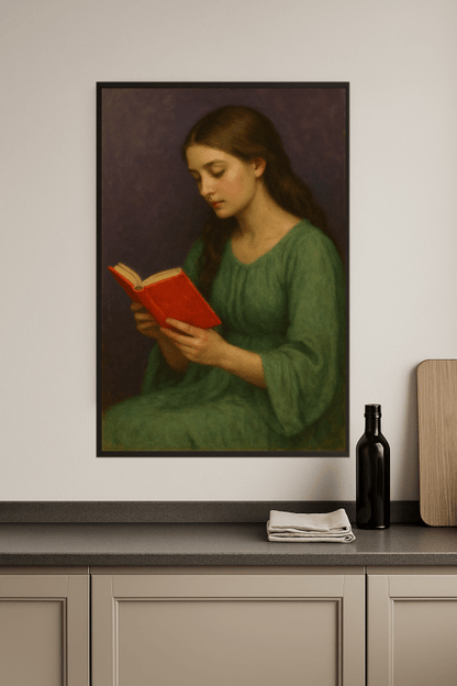Kobieta Czytająca Książkę - CasaNookDecor