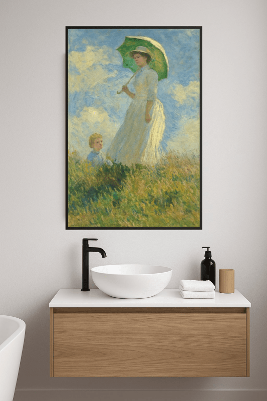 Kobieta Z Parasolą - CasaNookDecor