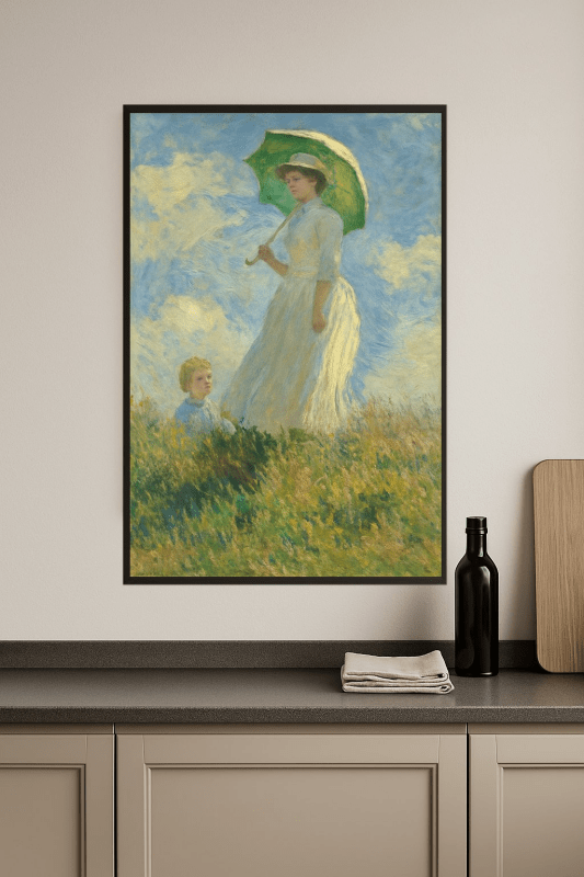 Kobieta Z Parasolą - CasaNookDecor